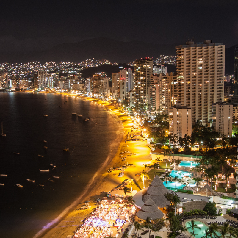 Scenic view of Acapulco