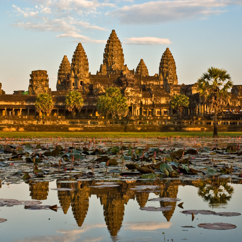 Scenic view of Cambodia