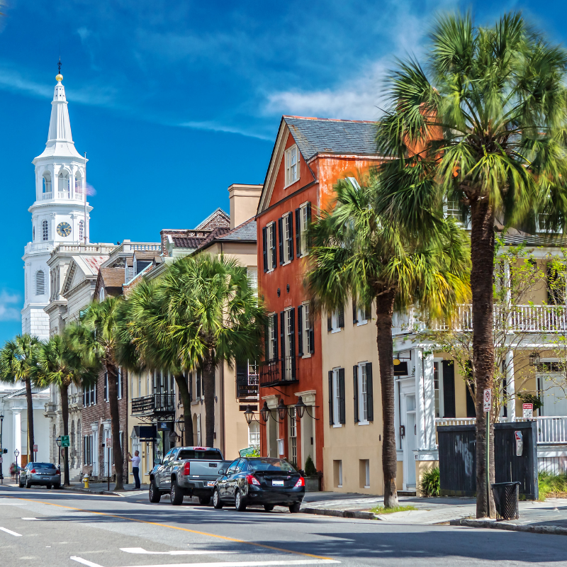 Scenic view of Charleston Area