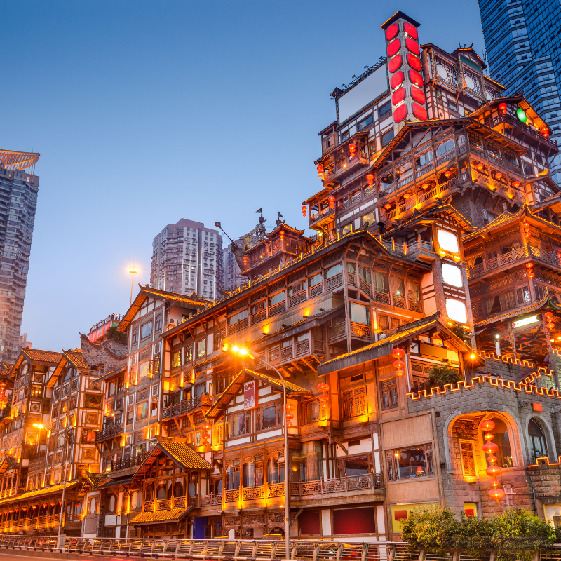 Scenic view of China
