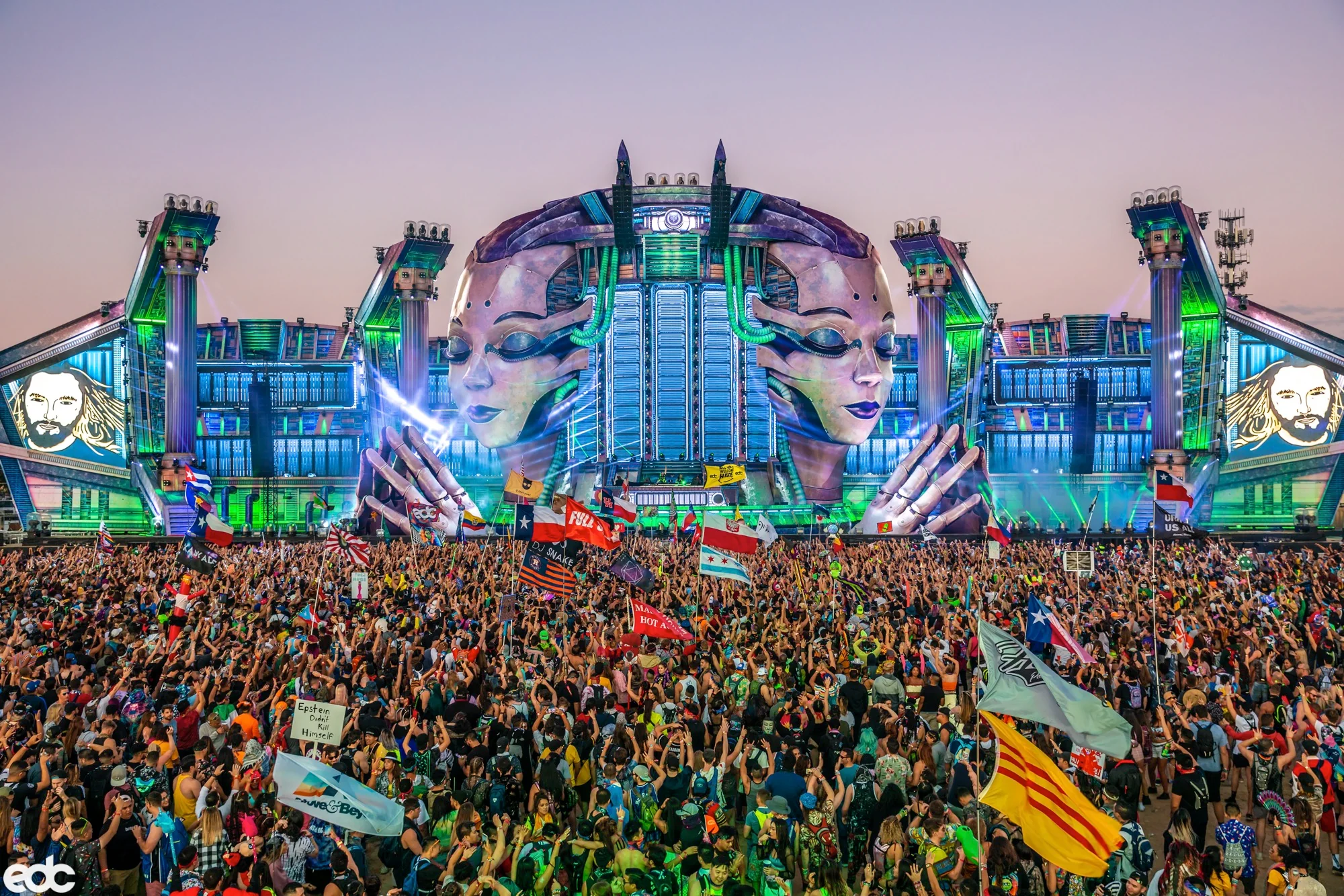 Scenic view of EDC Orlando - Camping World Stadium