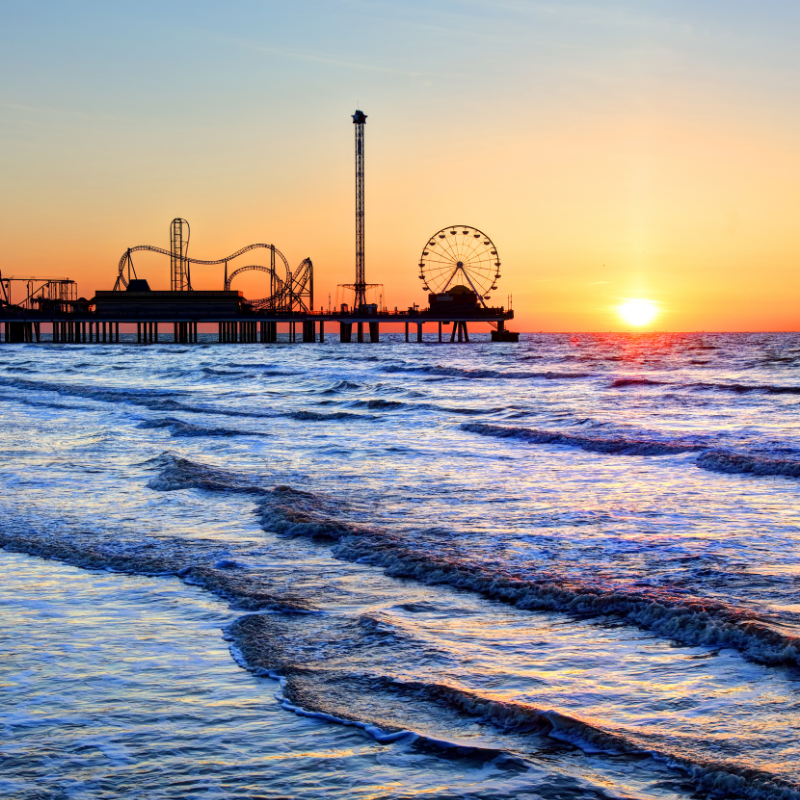 Scenic view of Galveston Area