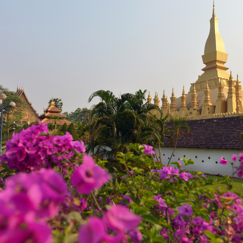 Scenic view of Laos