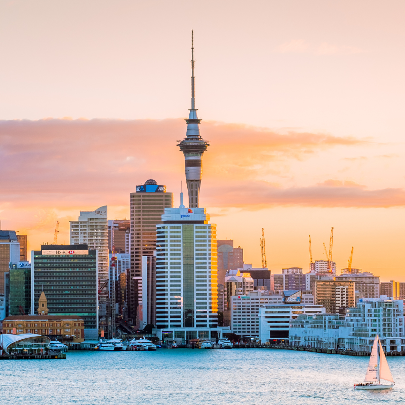 Scenic view of New Zealand