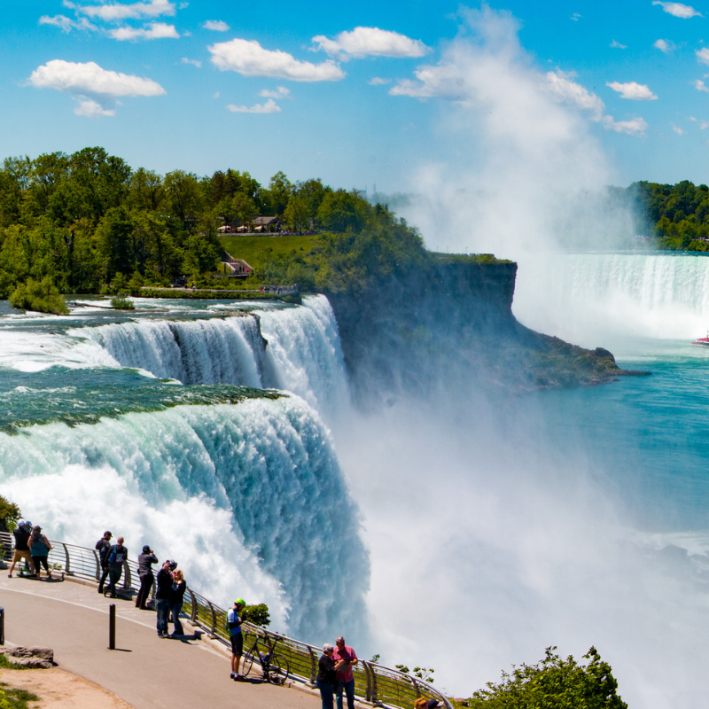 Scenic view of Niagara Falls