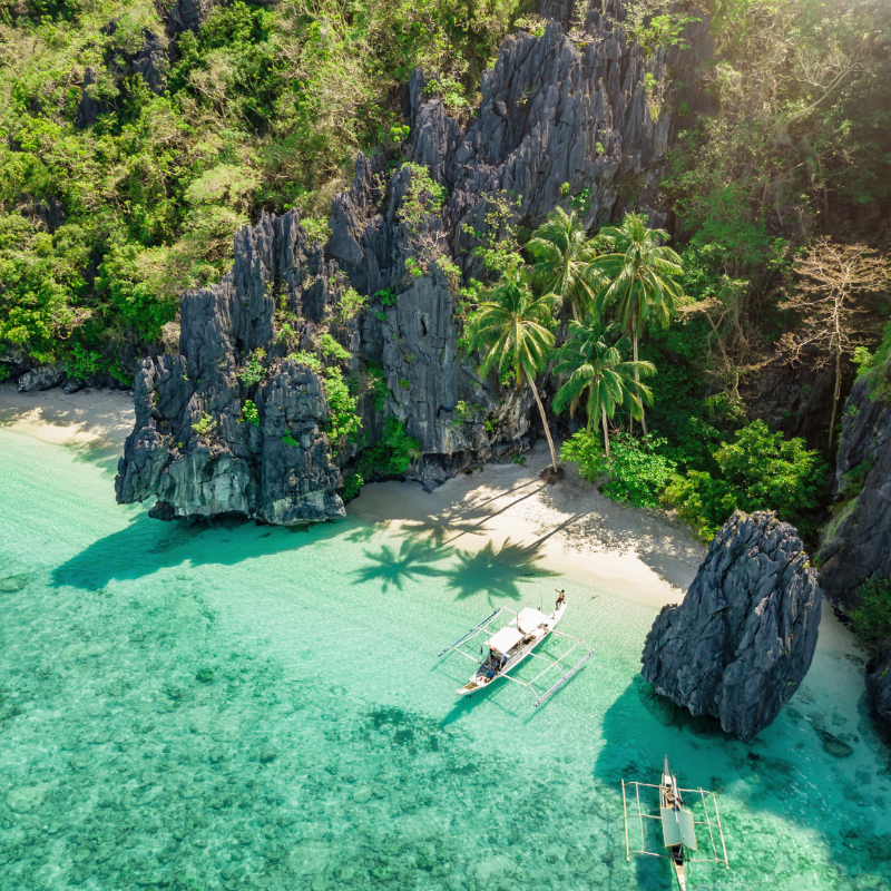Scenic view of Philippines
