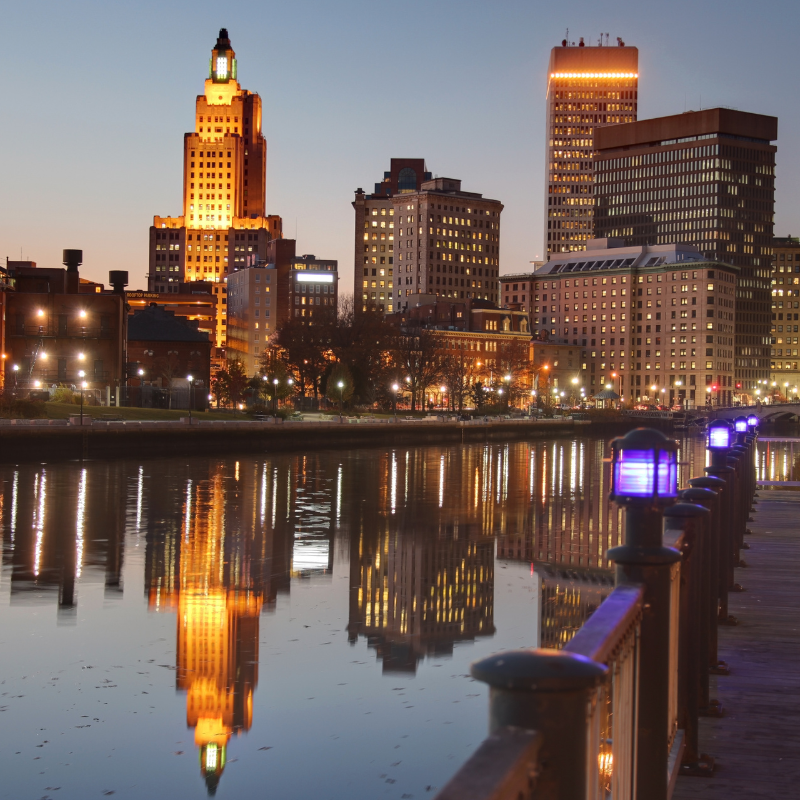 Scenic view of Rhode Island