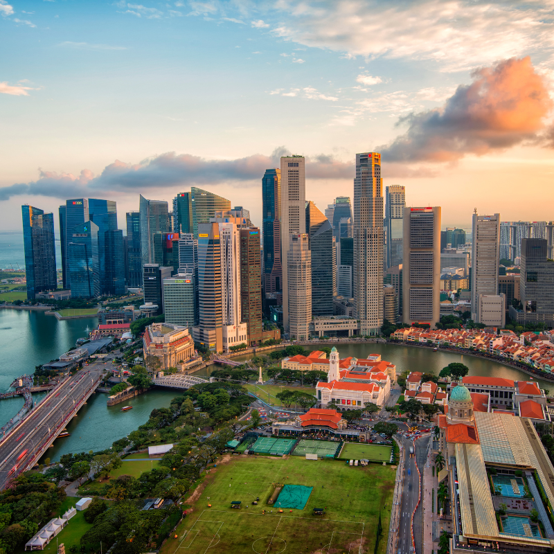 Scenic view of Singapore