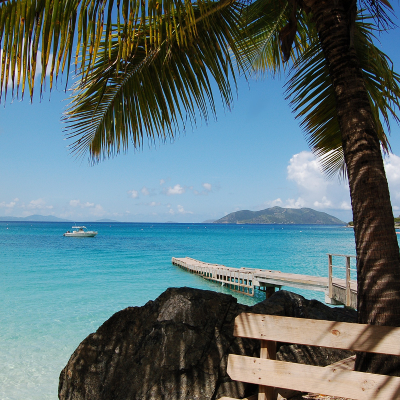Scenic view of Tortola